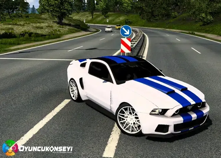 ETS 2 Ford Mustang araba modu