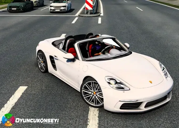 ETS 2 Porsche Boxter araba modu önden