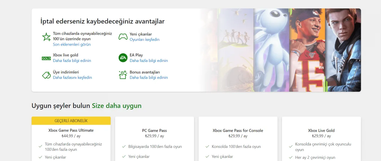 Xbox Game Pass Abonelik İptali 2