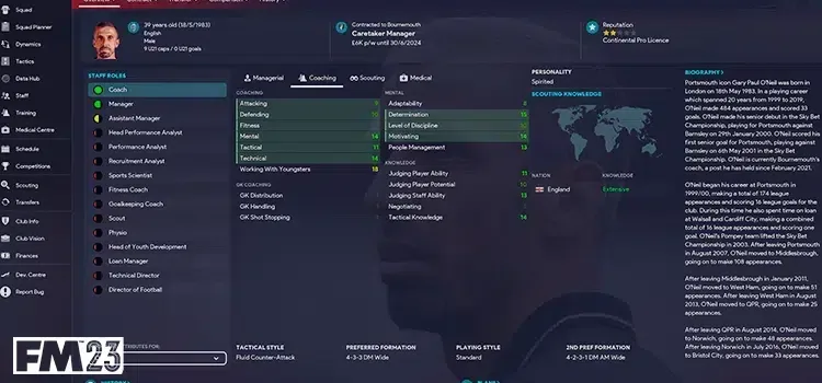 FM 2023 Personel Arkaplan Paketi Kurulumu