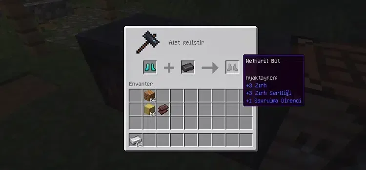 Minecraft Demirci Masası Ne İşe Yarar?