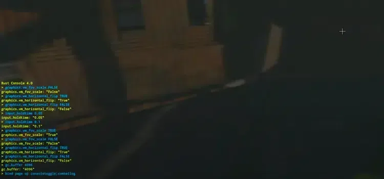 RUST FPS Arttırma Konsol Komutları