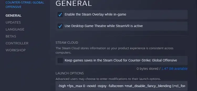 En İyi CS GO Başlatma Seçenekleri