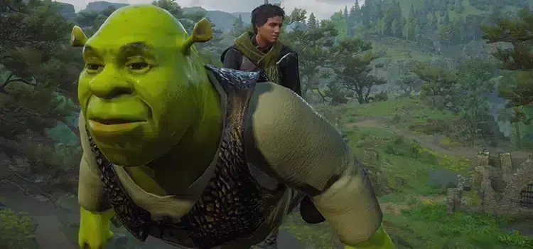 Hogwarts Legacy Shrek Broom Mod Paketi