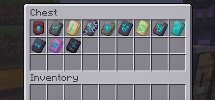 Minecraft Zırh Süsleme Şablonu