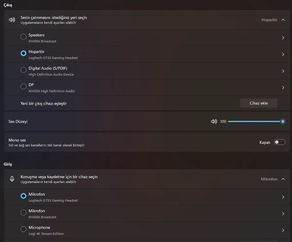Discord Mikrofon Sorunu: Windows Ses Ayarları