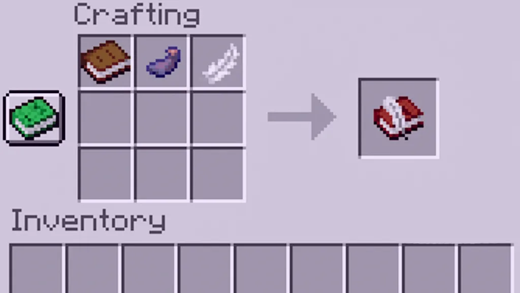 minecraft kitap ve tuy yapimi