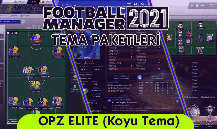 FM 21 Koyu Tema Paketi OPZ Elite