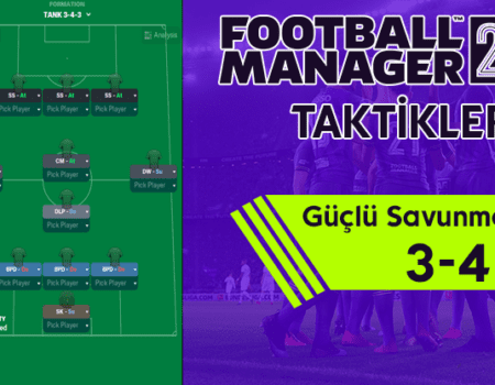 FM 21 Güçlü Savunma Taktiği (3-4-3)