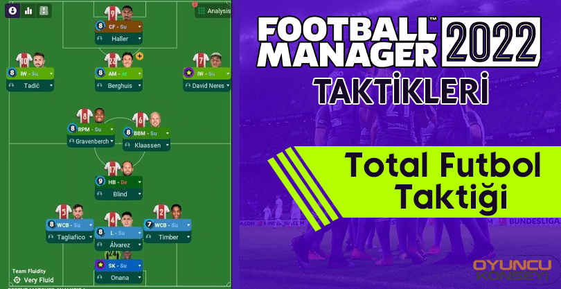 FM 22 Total Futbol Taktiği