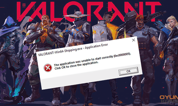 Valorant Win64 Shipping Hatası ve Çözümü