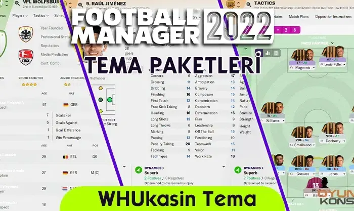 FM 22 Açık Renk Tema Paketi (WHUkasin)