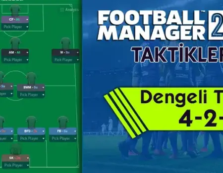 FM 22 Dengeli Taktik (4-2-3-1)
