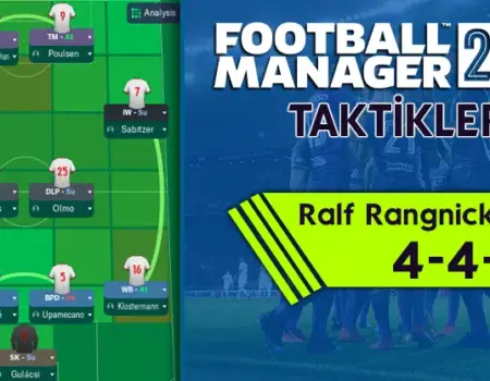FM 22 Ralf Rangnick Taktiği (4-4-2)