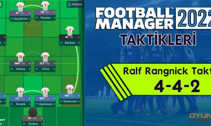 FM 22 Ralf Rangnick Taktiği (4-4-2)
