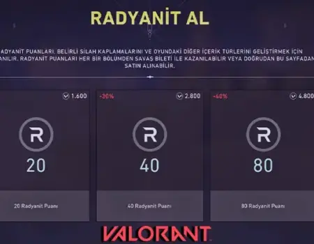 Valorant Radyanit Puanı Ne İşe Yarar?