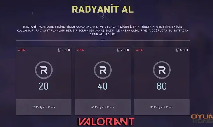 Valorant Radyanit Puanı Ne İşe Yarar?
