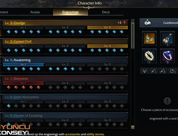 Lost Ark Engraving Rehberi