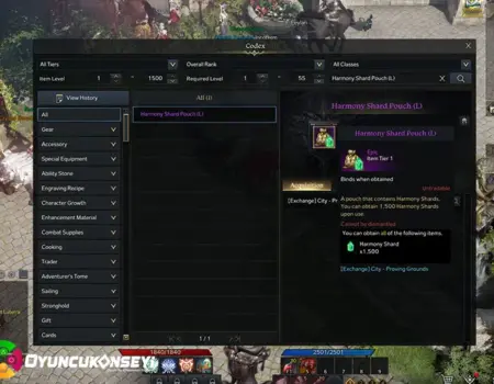 Lost Ark Harmony Shard Nasıl Kasılır