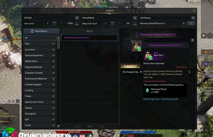 Lost Ark Harmony Shard Nasıl Kasılır