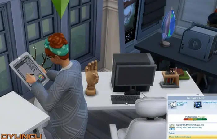 Sims 4 Freelancer Kariyer Rehberi