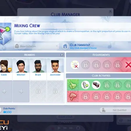 Sims 4 Kulüp Rehberi