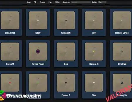 Valorant Crosshair Yapma Sitesi 2022