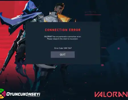 Valorant VAN 1067 Hatası Çözümü