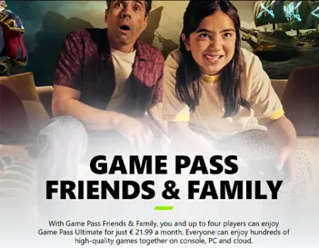 Xbox Game Pass Aile Planı