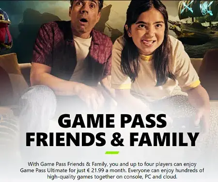 Xbox Game Pass Aile Planı