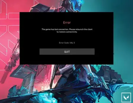 Valorant VAL 5 Hatası ve Çözümü