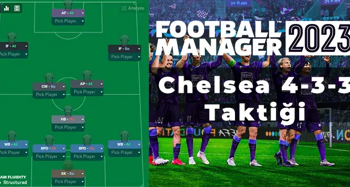 FM 2023 Chelsea 4-3-3 Taktiği