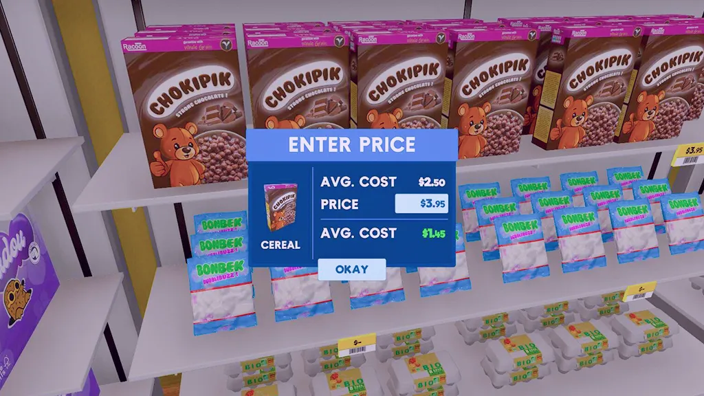 supermarket simulator urun fiyati belirleme