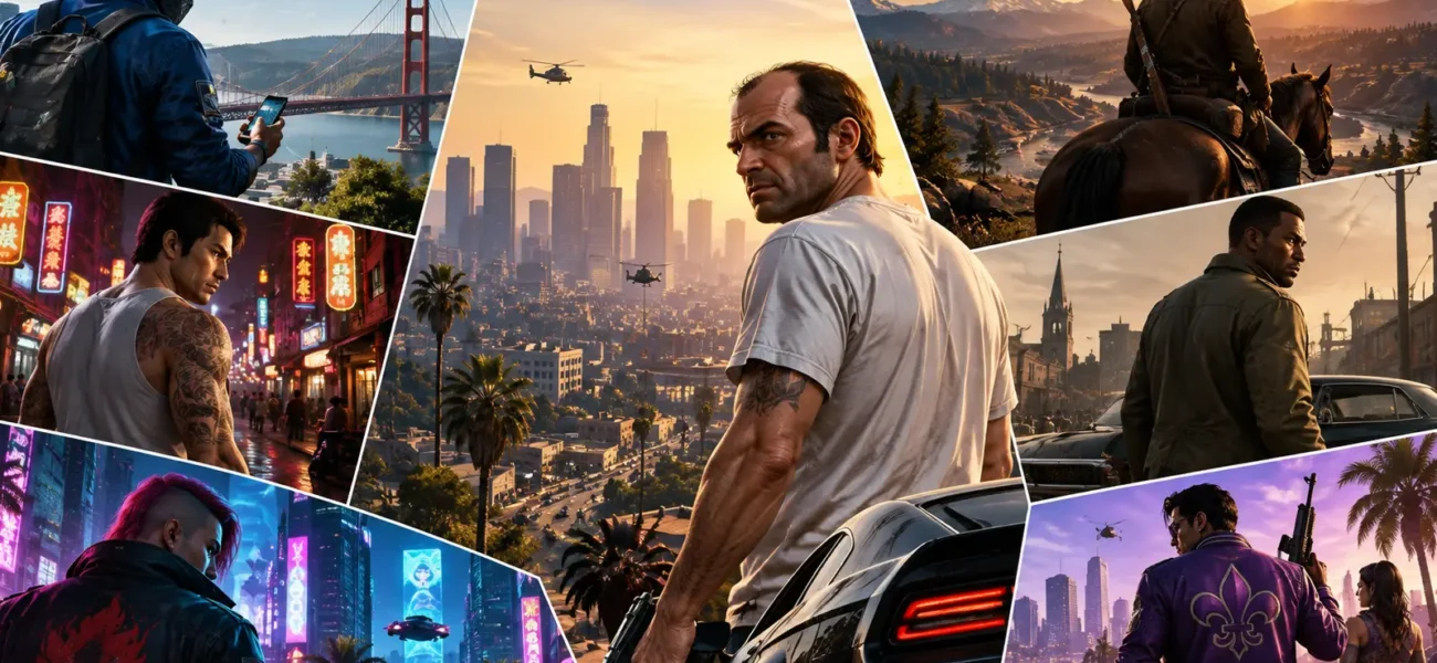 GTA 5 Benzeri 6 Oyun: Açık Dünya Oyunları Alternatifleri!