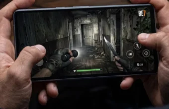 Resident Evil 7 running on an Android phone after optimization