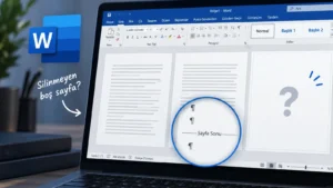 Microsoft Word Silinmeyen Boş Sayfa Nasıl Kaldırılır?